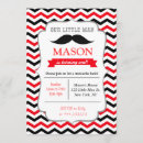Search for little man birthday invitations Modern