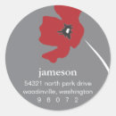 Search for red grey and black stickers Floral