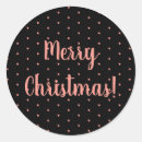 Search for rose gold christmas stickers Black
