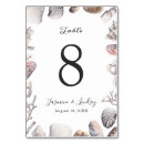 Search for seashells table cards Summer