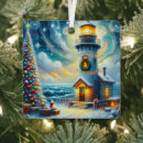 Search for coastal christmas tree decorations Blue
