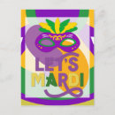 Search for feather mask postcards Nola