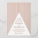 Search for rose gold geometric invitations Lines