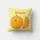Search for orange fruit cushions Cartoon