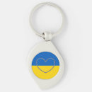 Search for heart shaped flag key rings Blue