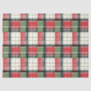 Search for red gingham tissue paper Christmas plaid