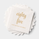 Search for 85th birthday napkins Elegant