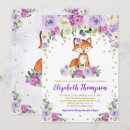 Search for fox baby girl shower invitations Animal