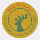 Search for elegant deer stickers Gold