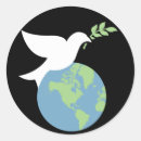Search for peace and unity stickers Peace on earth
