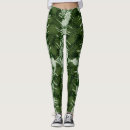 Search for green leaf pattern leggings Seamless