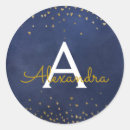 Search for gold confetti stickers Navy blue