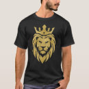 Search for lion with crown tshirts Royal
