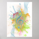 Search for colourful music notes posters Cool