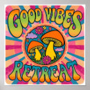 Search for hippie mushroom art Retro
