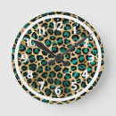 Search for gold and teal clocks Chic
