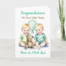 Search for twin boys congratulations cards Congrats