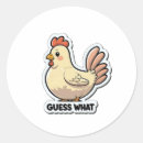 Search for funny cartoon chicken stickers Cute