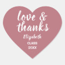 Search for school thank you stickers Heart