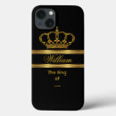 Search for royal crown iphone cases Black