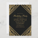 Search for geometric birthday invitations Chic