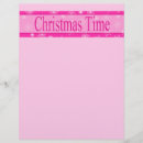 Search for snowflake stationery paper Pink