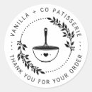 Search for home bakery stickers Whisk