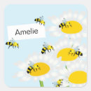 Search for pollinators stickers Bee