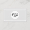 Search for him business cards Grey