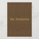 Search for suede invitations Leather