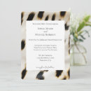 Search for animal print wedding invitations Black