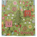 Search for psychedelic shower curtains Chequered