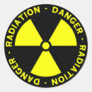 Search for yellow radiation symbol stickers Radioactive