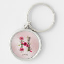 Search for letter h key rings Floral