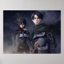 Search for levi posters Mikasa