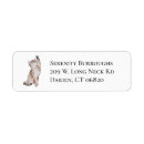 Search for cute kitty return address labels Watercolor