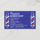 Search for barber pole business cards Salon