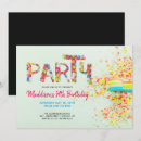 Search for sprinkles birthday invitations Rainbow
