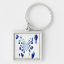 Search for wings butterfly key rings Blue