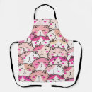 Search for kitty love aprons Meow