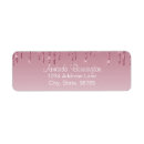 Search for make up artist return address labels Glitter