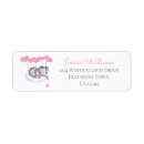 Search for clouds return address labels Pink