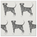 Search for boxer dog fabric Illustration