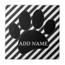 Search for black white animal print tiles Paw