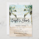 Search for beach couples shower invitations Tropical