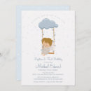 Search for cute boy christening invitations Baptism