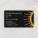 Search for sun rays business cards Energy