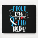 Search for dad hero mousepads Awareness