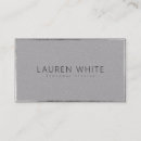 Search for silver business cards Modern