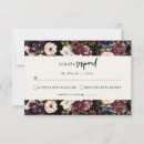 Search for moody floral invitations Rsvp